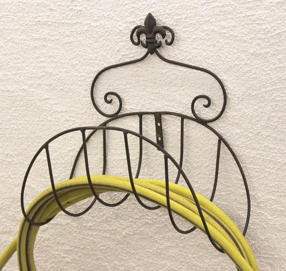 WANDSCHLAUCHHALTER Metall Braun antik 38 cm - Braun, Metall (17cm) - DanDiBo