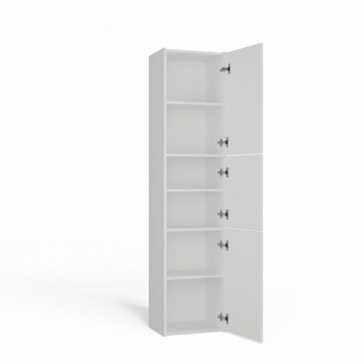 KÚPEĽŇOVÁ SKRIŇA - biela, kompozitné drevo (40/170/30cm) - RAUMHIRSCH FURNITURE