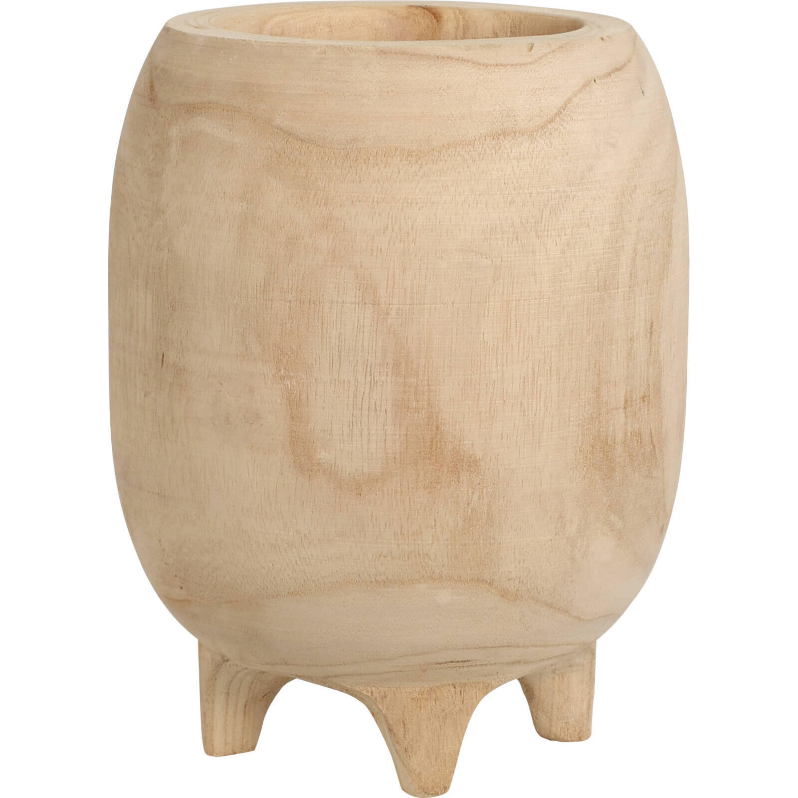 BLUMENTOPF Holz 20 cm - Beige, Holz (20/26cm)