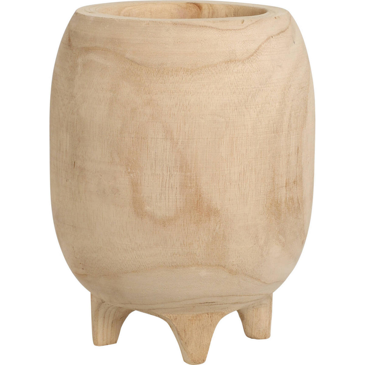 BLUMENTOPF Holz 20 cm - Beige, Holz (20/26cm)