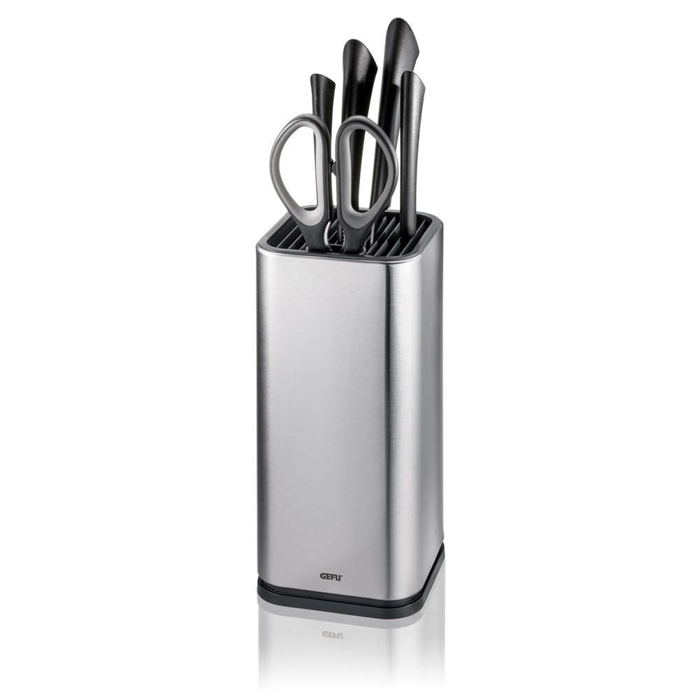MESSERBLOCK Silber 11/11/11 cm G13955 - Silberfarben, Metall (11/11/11cm)