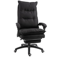BÜROSTUHL mit Massagefunktion, Ergonomischer Schreibtischstuhl, Schwarz - Schwarz, Kunststoff (62/130/70cm) - Vinsetto