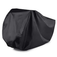 FAHRRADABDECKUNG für 3 Fahrräder 200 x 105 x 110 cm Schwarz - Schwarz, Textil (105/110/200cm)