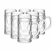 BIERKRÜGE GEEICHT München transparent 0,5 Liter 6er Set - Transparent, Glas (0.5L) - Van Well