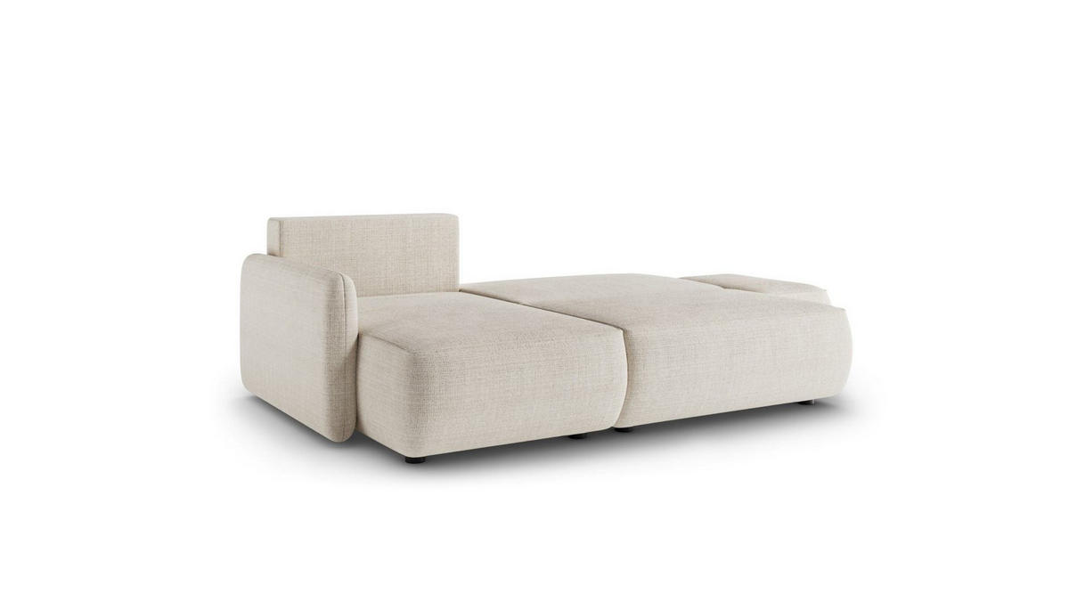 ECKSOFA mit Schlaffunktion Cremig - Beige, Textil (229/148cm) - Furnisell