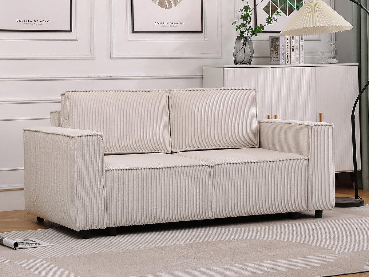 SCHLAFSOFA Montaigne S Beige - Beige, Textil (178/86/88cm) - Habitat Garten