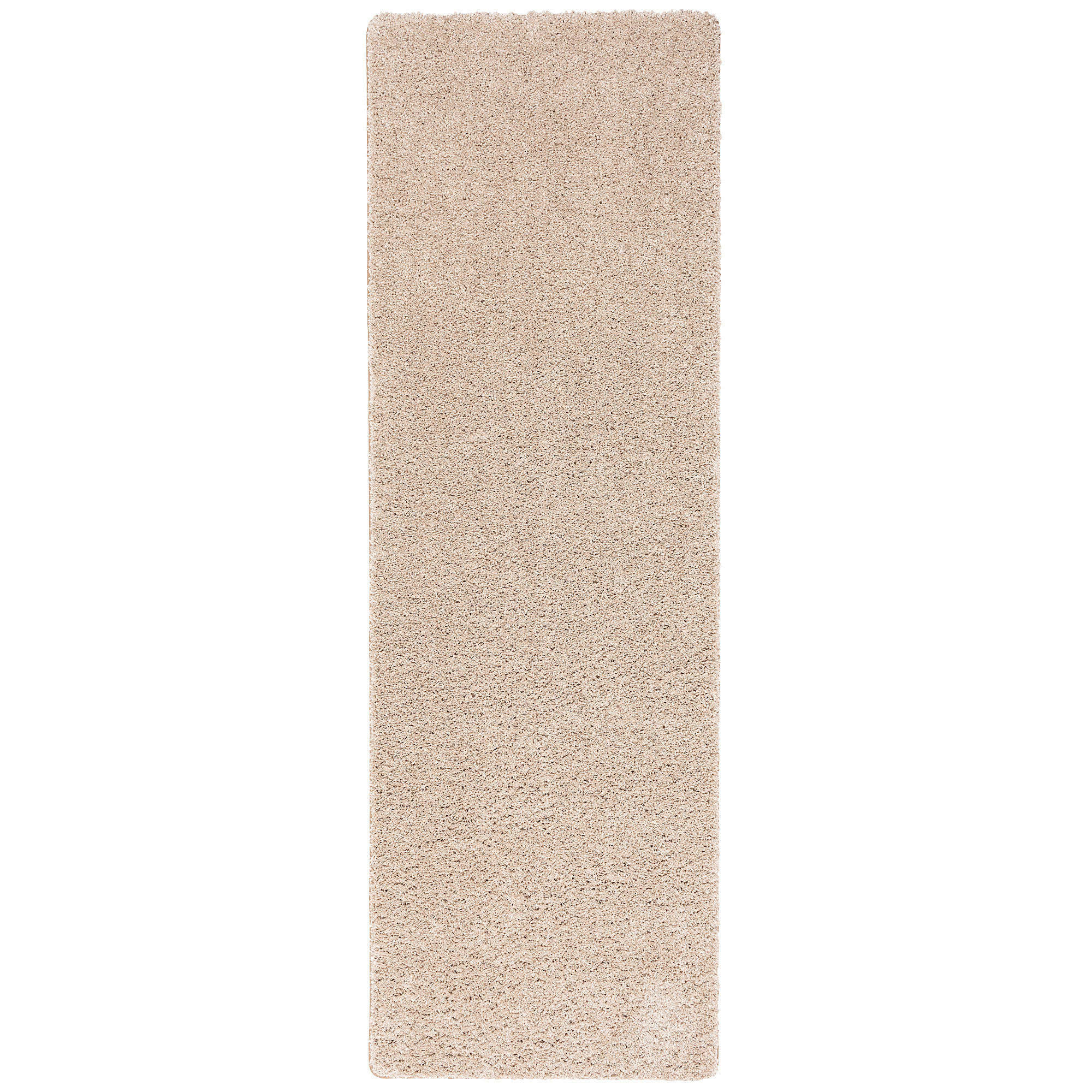 LUXUS HOCHFLOR LANGFLOR LÄUFER TEPPICH MILANO - Beige, Textil (80/200cm) - Snapstyle