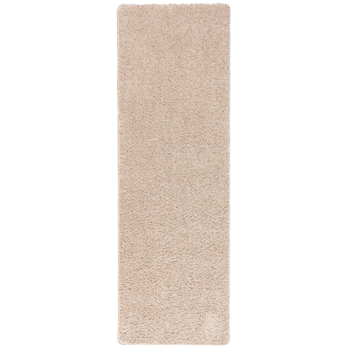 LUXUS HOCHFLOR LANGFLOR LÄUFER TEPPICH MILANO - Beige, Textil (100/300cm) - Snapstyle