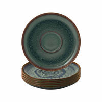 KAFFEEUNTERTASSEN Crafted Breeze ø 14,9 cm 6er Set - Blaugrau, Keramik (14.9cm) - like.Villeroy & Boch