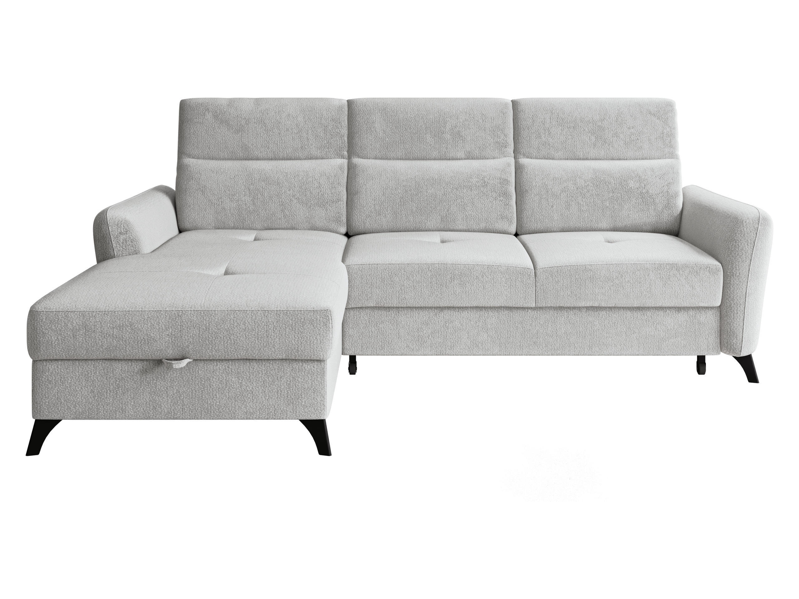 ECKSOFA Talia, Seite: Links LC-2R - Hellgrau/Schwarz, Holz/Kunststoff (238/167cm) - MIRJAN24