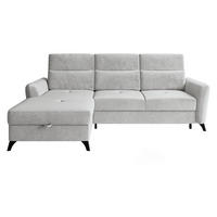 ECKSOFA Talia, Seite: Links LC-2R - Hellgrau/Schwarz, Holz/Kunststoff (238/167cm) - MIRJAN24