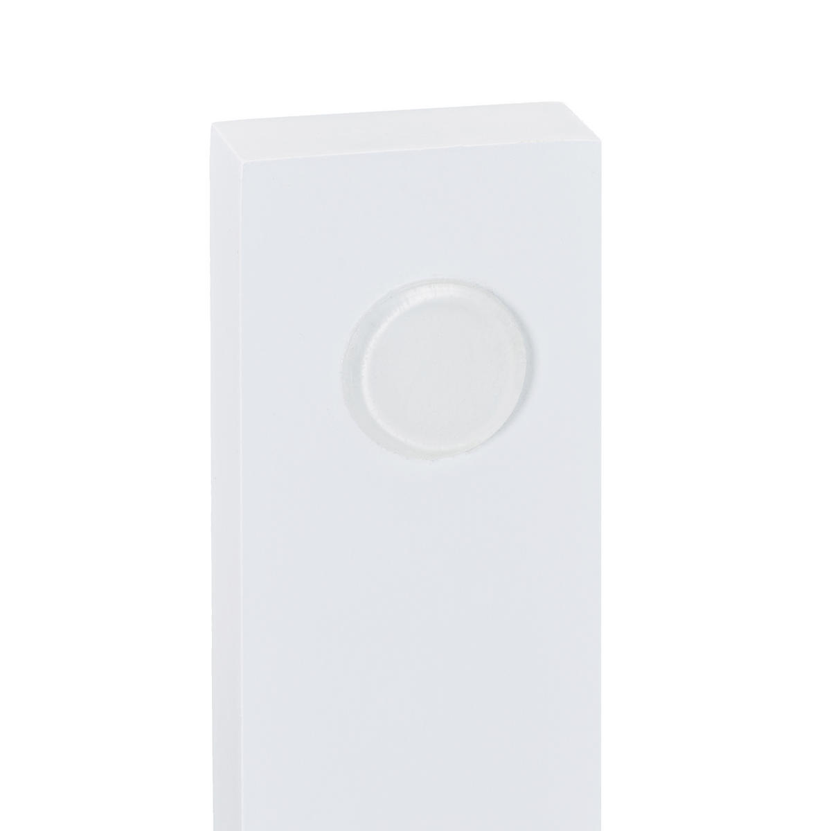 HÄNGEREGAL Kühlschrank - Weiß, Holzwerkstoff/Metall (42/74/20cm) - Relaxdays