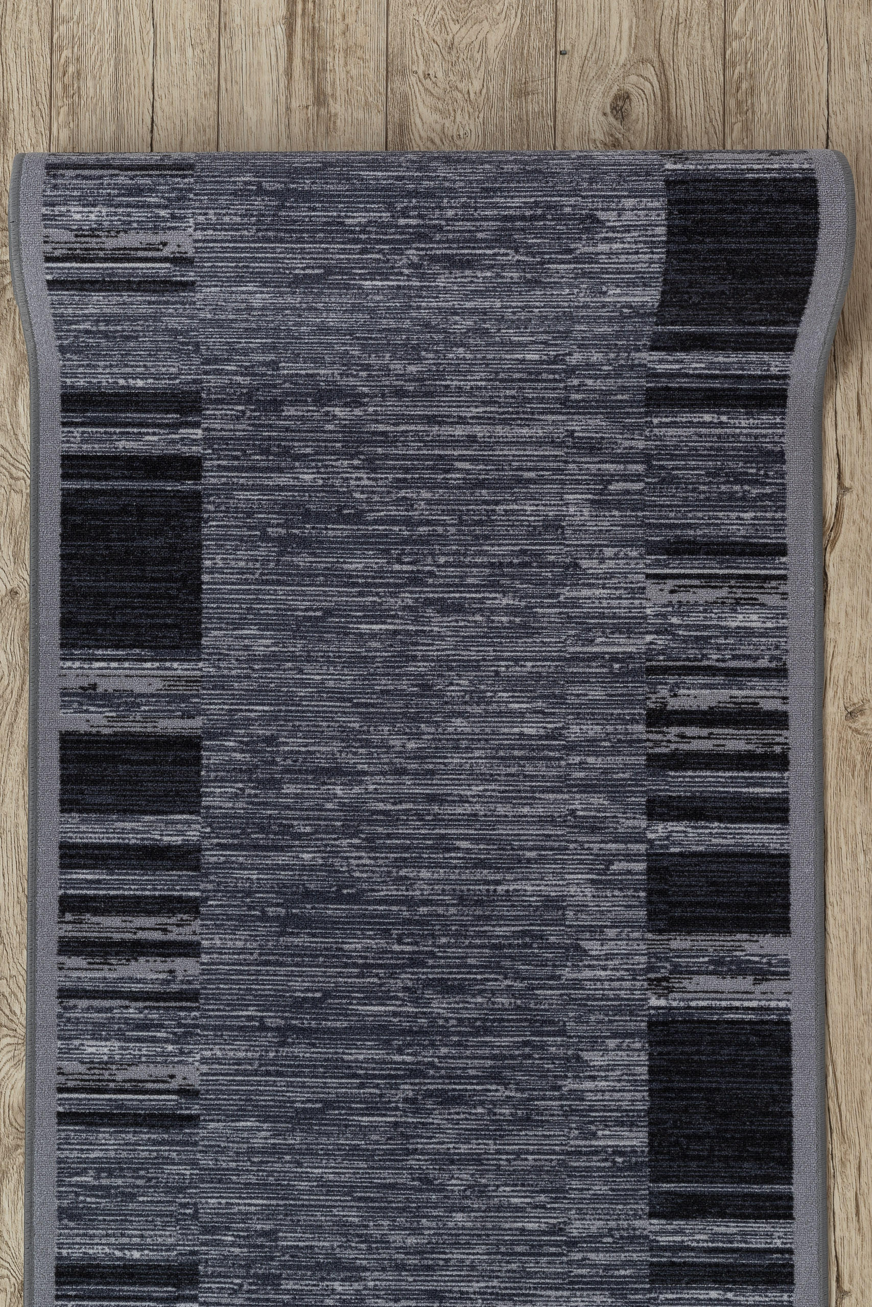 Thumbnail - rugsX Läufer, Grau, Textil, Freiform, 133x590 cm, Teppiche & Böden, Teppiche, Teppichläufer