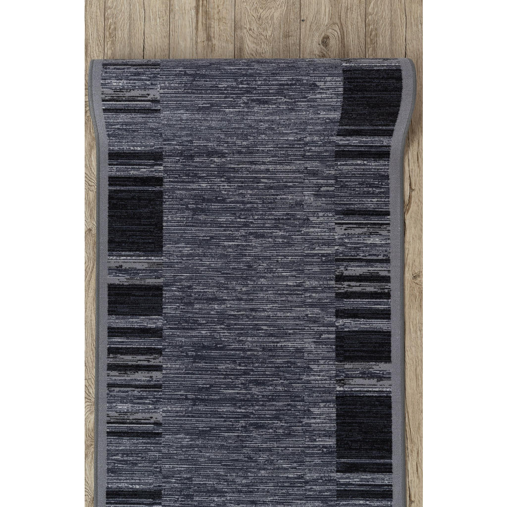 Thumbnail - rugsX Läufer, Grau, Textil, Freiform, 80x630 cm, Teppiche & Böden, Teppiche, Teppichläufer