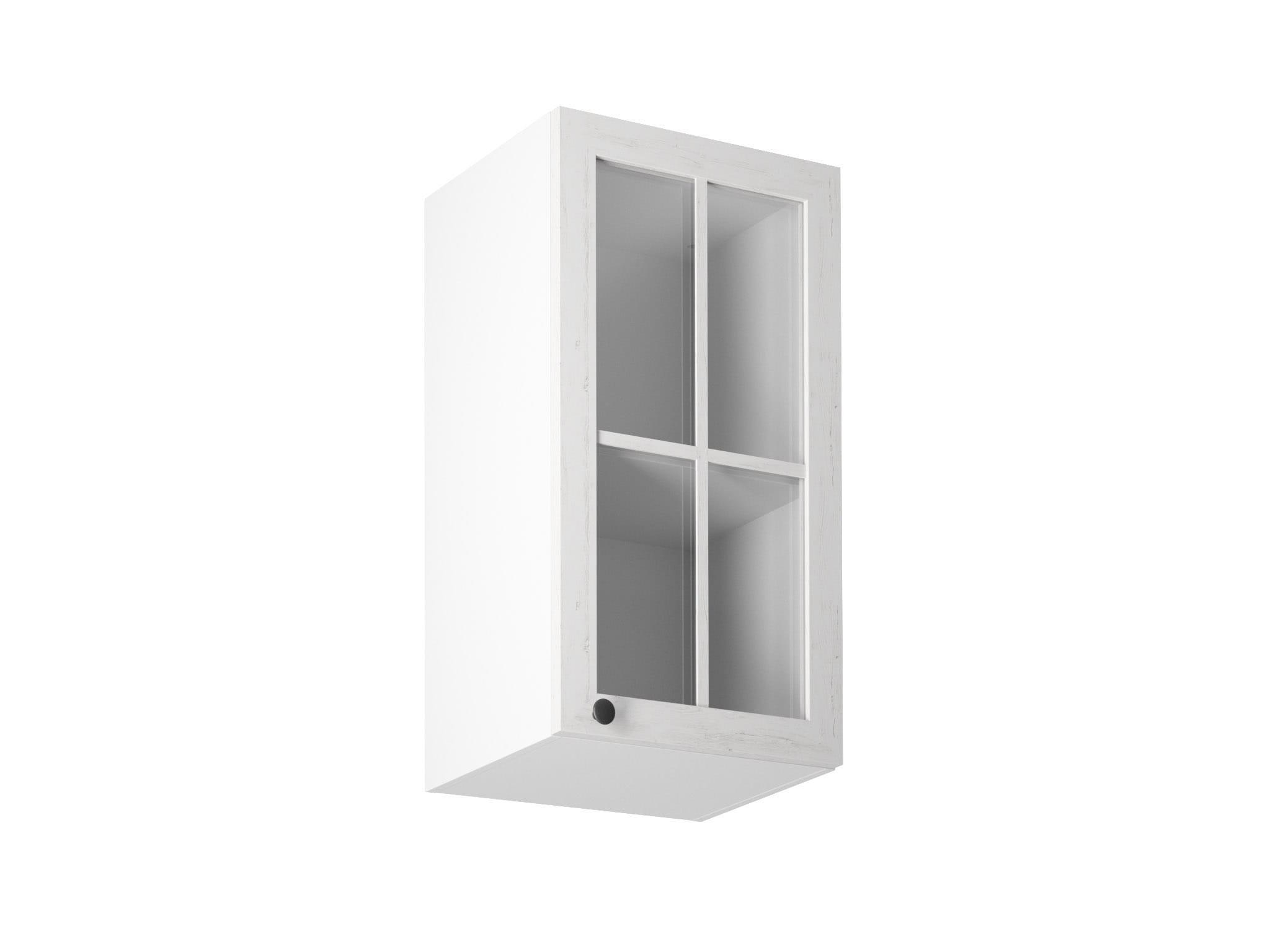 Royal24_Markt Glashängeschrank Pinien 40x72x32 cm