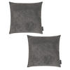 KISSENHÜLLE 2er Set Comodo - Grau, Textil (40/40cm) - Magma Heimtexx