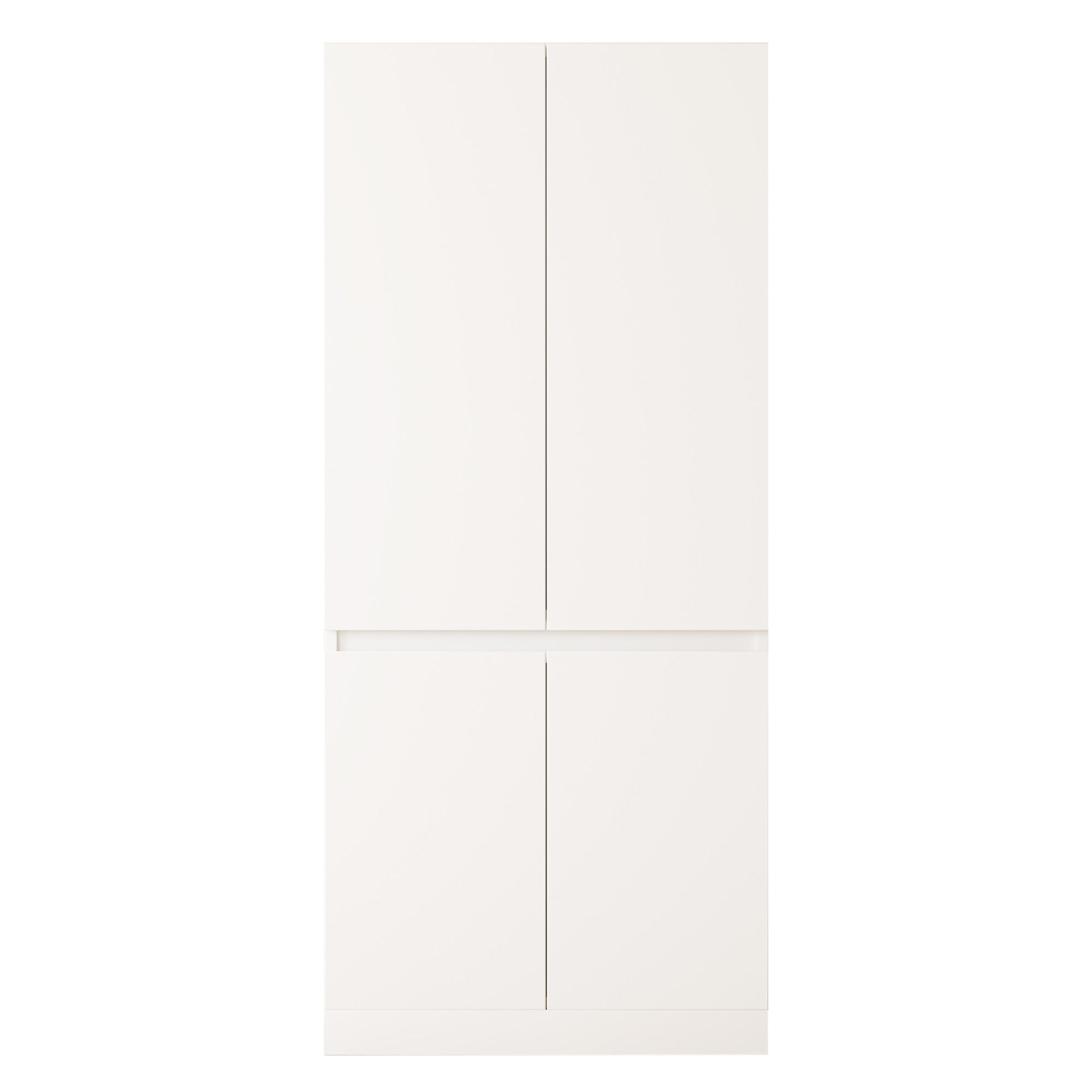 Flieks Kleiderschrank Weiß 70x170x40 cm
