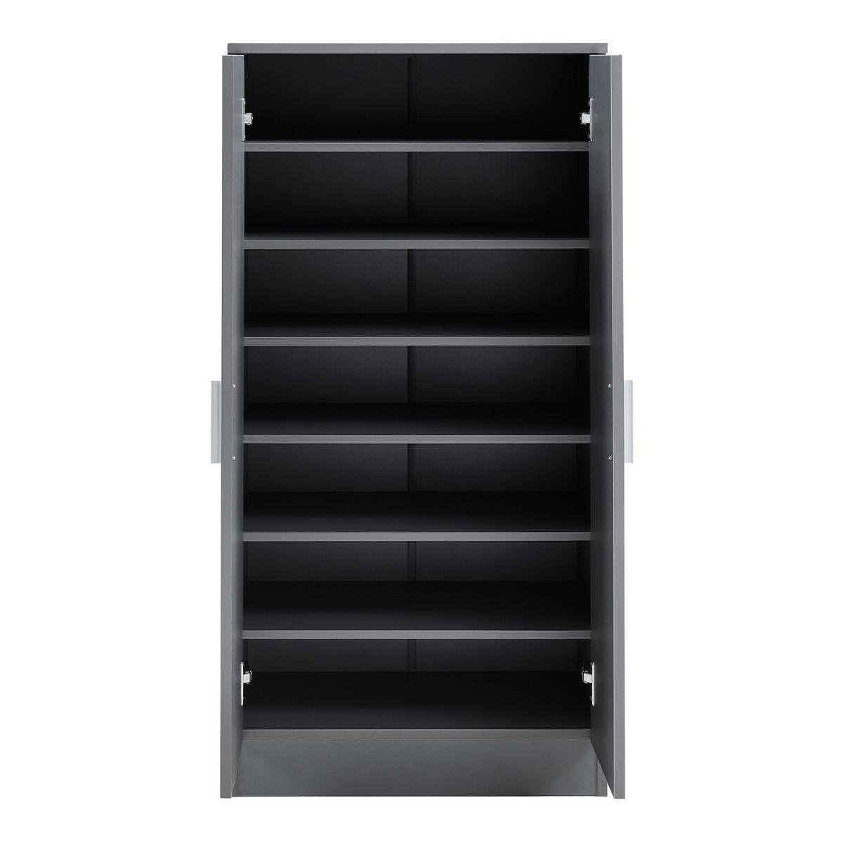 SCHUHSCHRANK Notribontaa - Anthrazit, Holzwerkstoff (55/108/35cm)