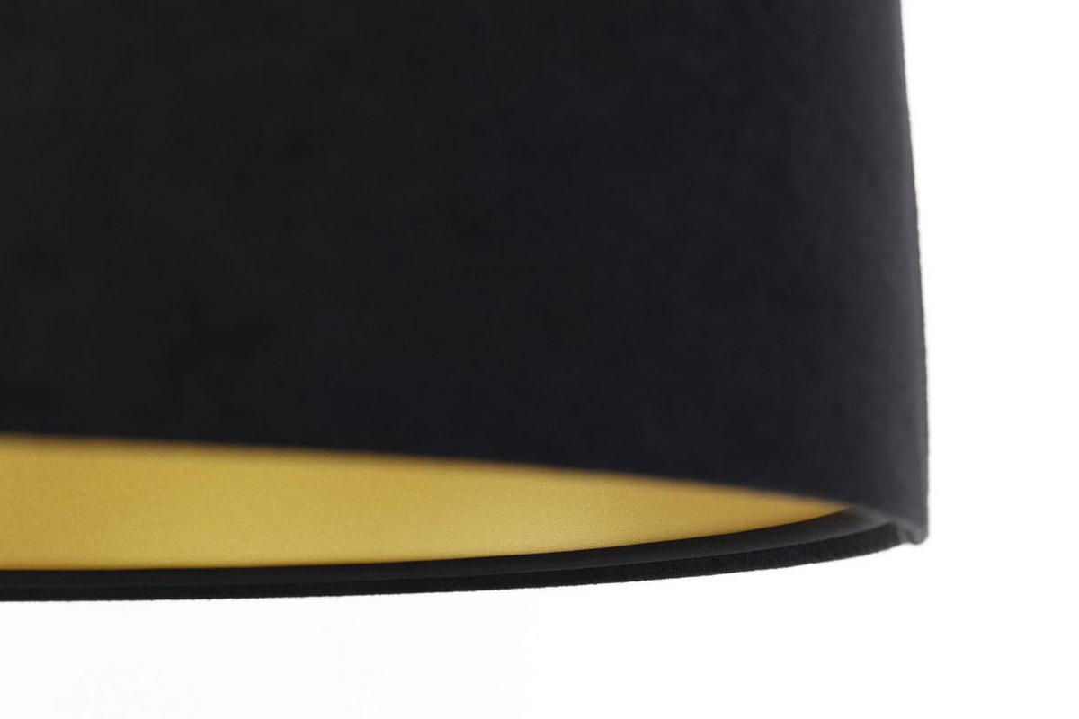 HÄNGELEUCHTE Gold 40/20 cm - Goldfarben/Schwarz, Kunststoff (40/0.4/20cm) - ONZENO