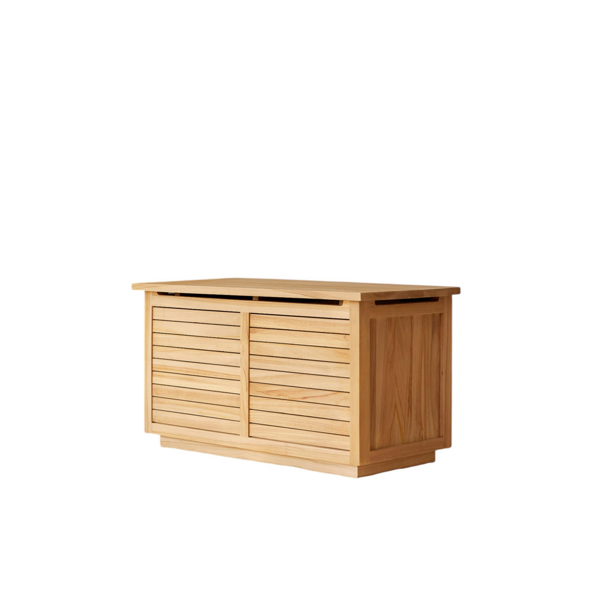 TRUHE Suzette Hellbraun aus Teak - Hellbraun, Holz (80/45/40cm) - Tikamoon