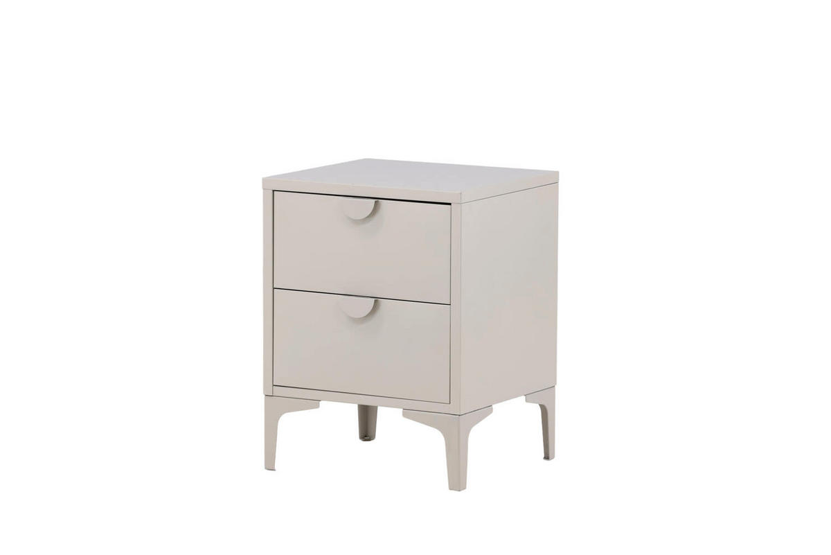 NACHTSCHRANK Hellgrau - Hellgrau, Holzwerkstoff (45/59/40cm) - ebuy24