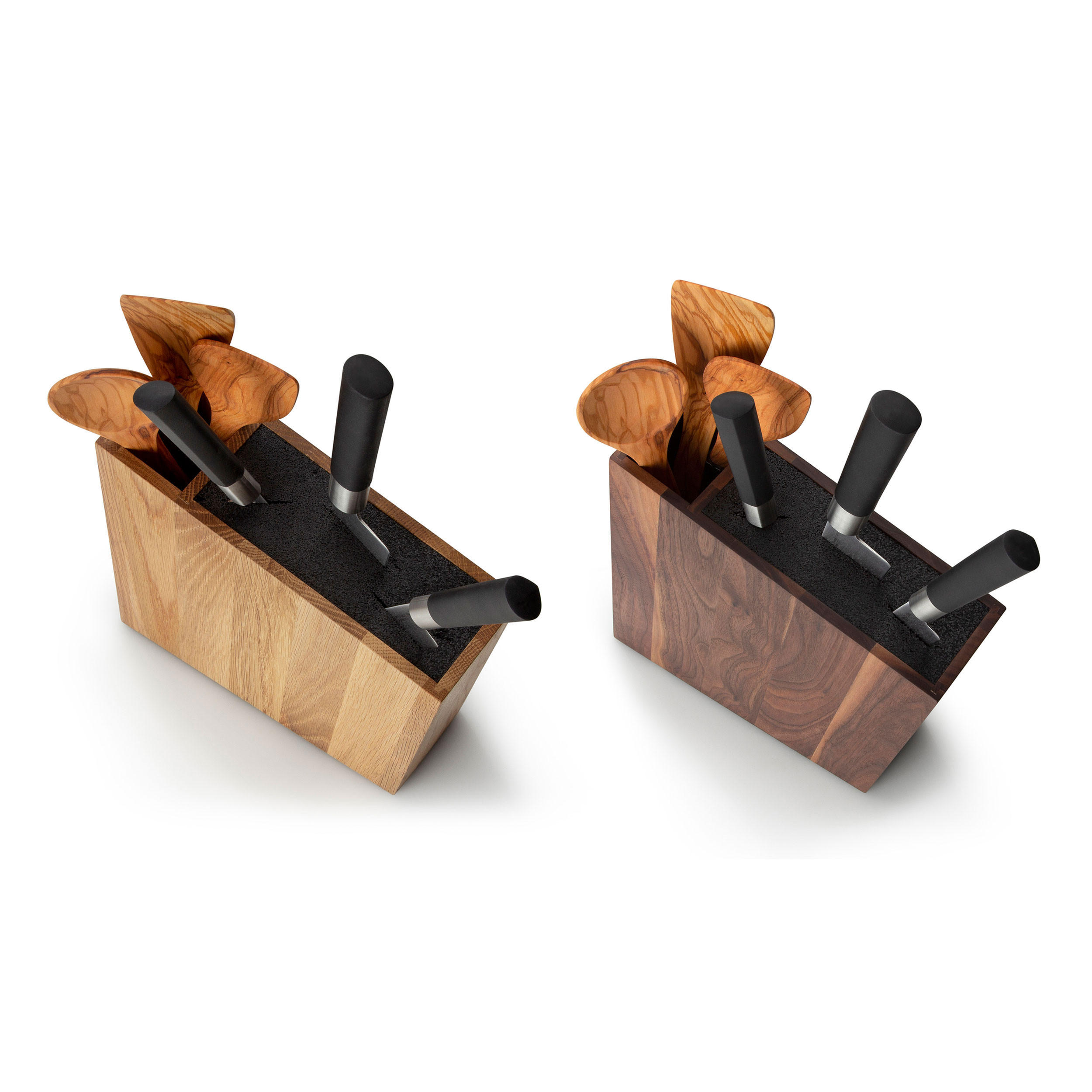 Continenta Messerblock, Braun 9x31x34 cm