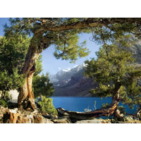 FOTOTAPETE Berglandschaft 180 x 127 cm - Multicolor, Papier (180/127cm) - Sanders & Sanders