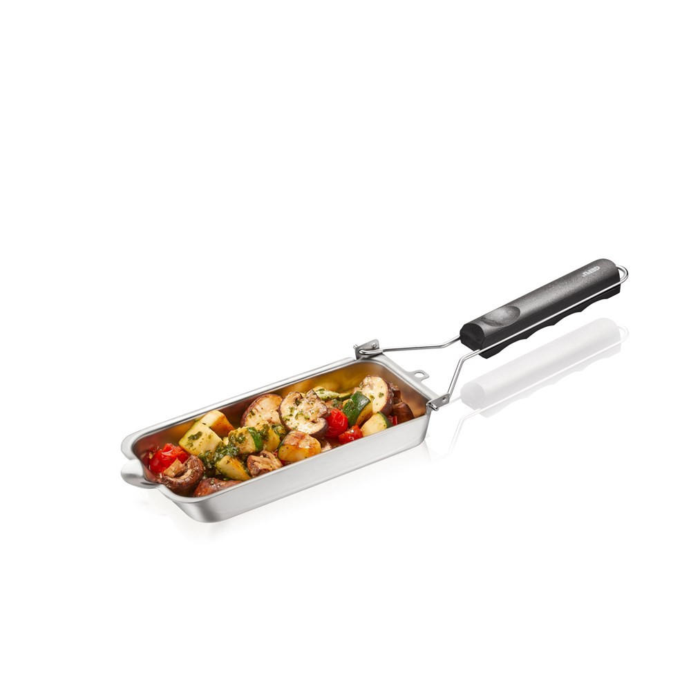 GRILLKORB Silber 21.7/9.5/3.9 cm G89482 - Silberfarben, Metall (21.7/9.5/3.9cm) - Gefu