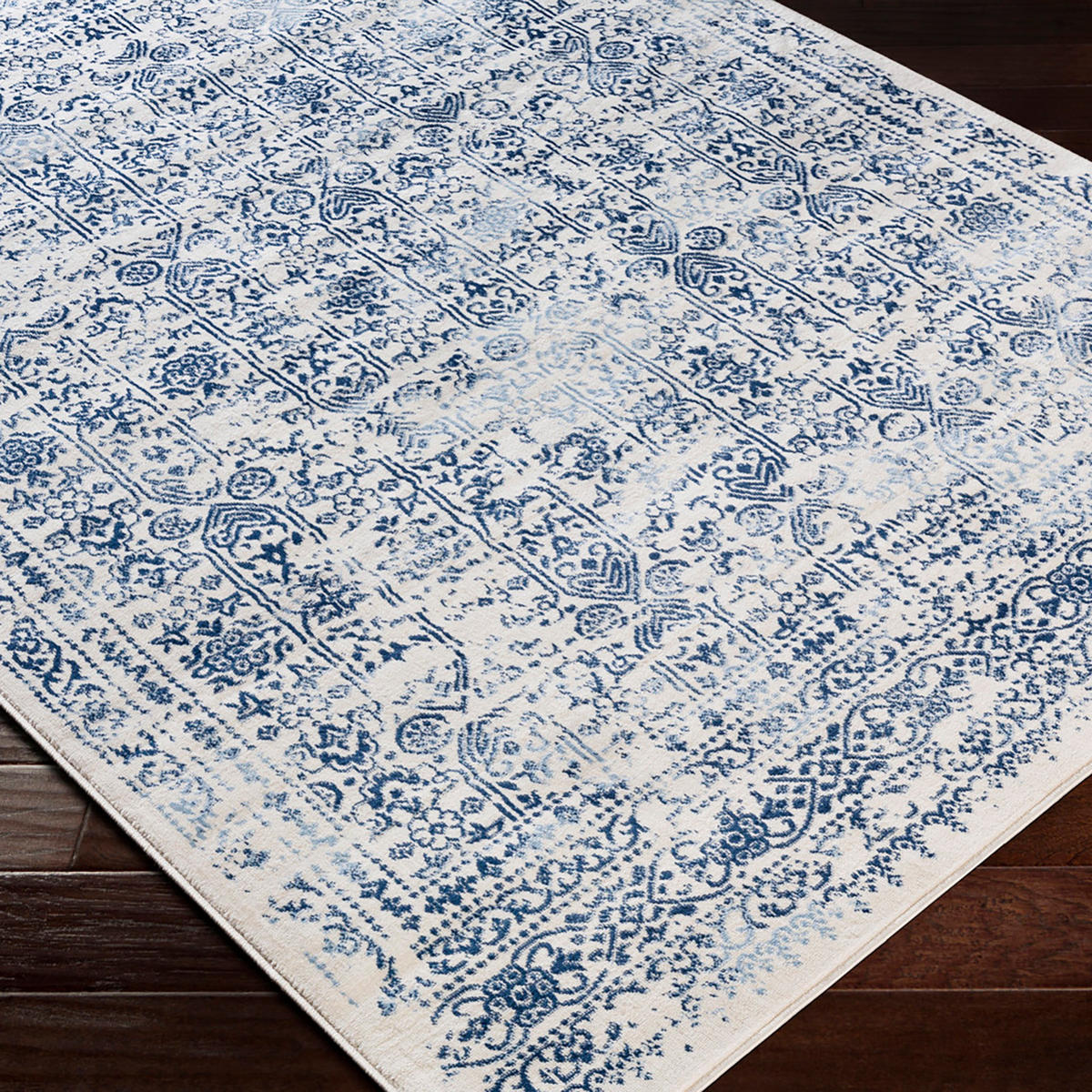 VINTAGE-TEPPICH Vicky 200/275 cm Dunkelblau - Dunkelblau, Textil (200/275cm) - LIVABLISS