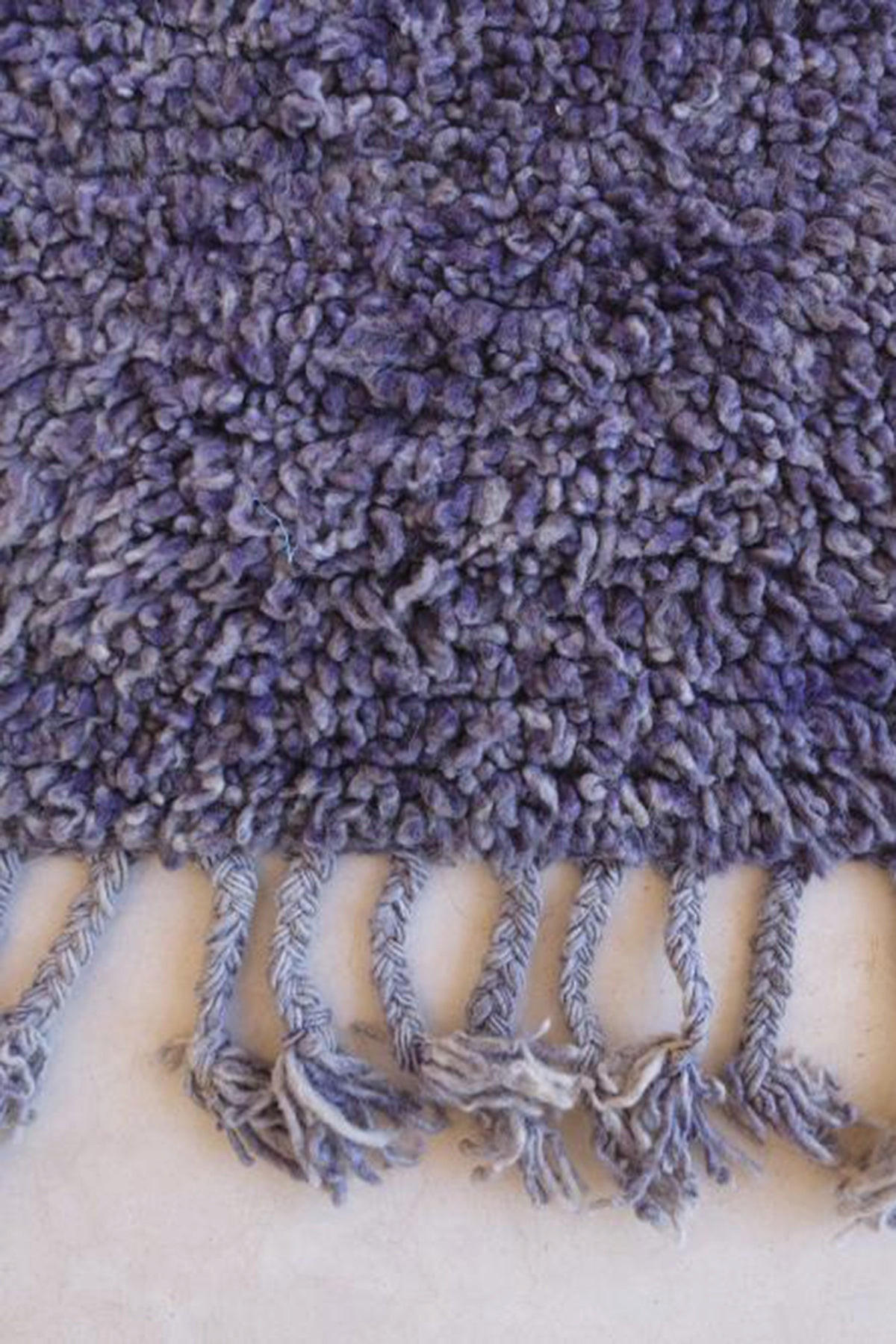 BERBERTEPPICH aus reiner Wolle 190x 210 cm - Blau, Naturmaterialien (190/210cm) - AFK Living