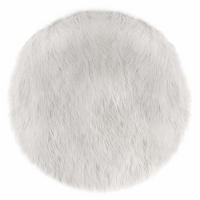 TEPPICH Fell 90/90 cm - Weiß, Textil (90/90cm) - Atmosphera Createur d´interieur