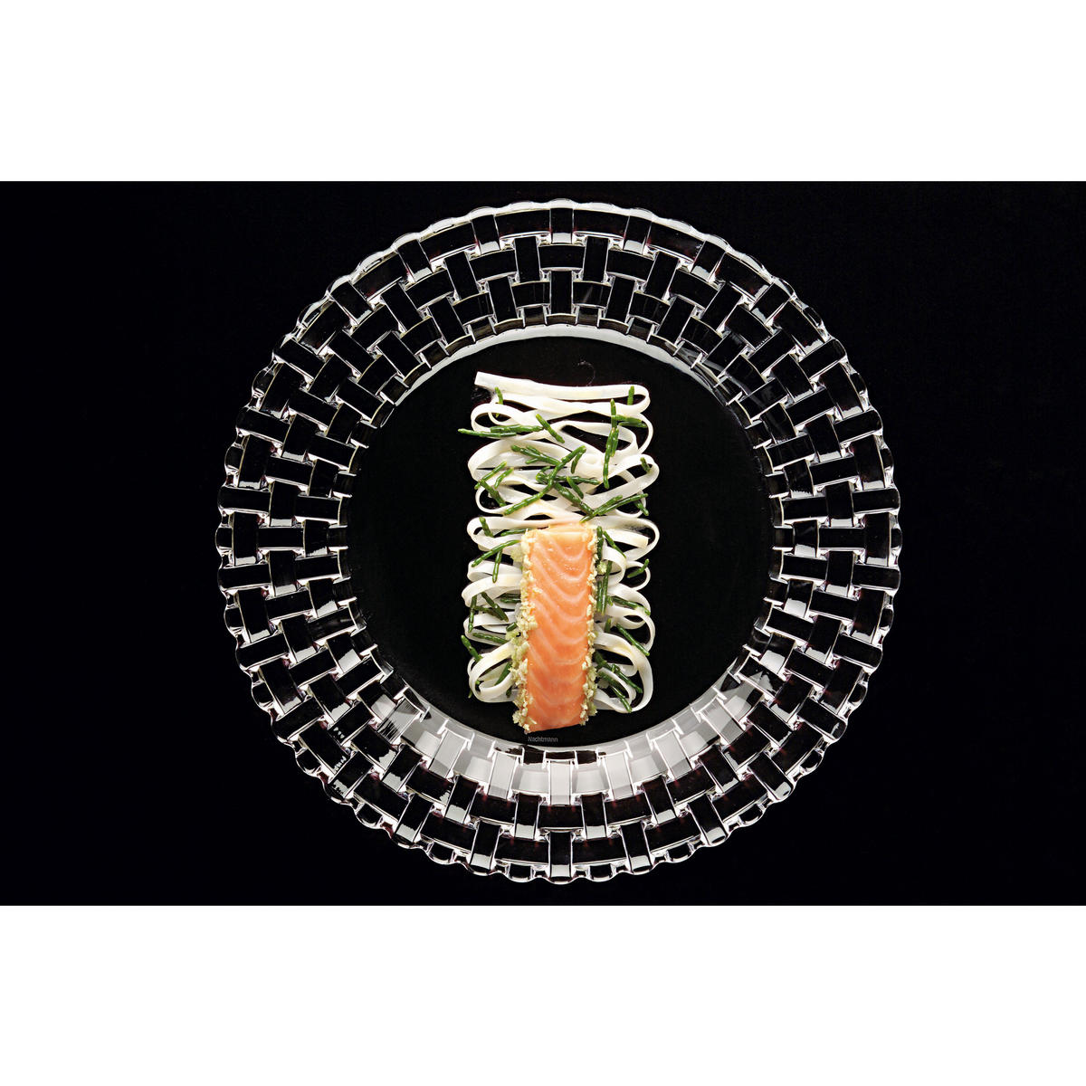 SPEISETELLER Bossa Nova, 2er Set, Kristallglas, 27 cm - Transparent, Glas (27/27/2.4cm) - Nachtmann