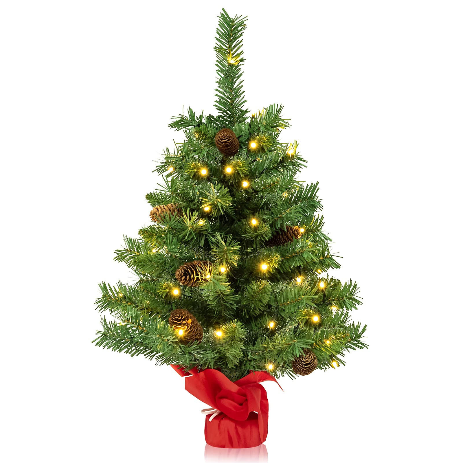 Costway Weihnachtsbaum Grün 64 cm
