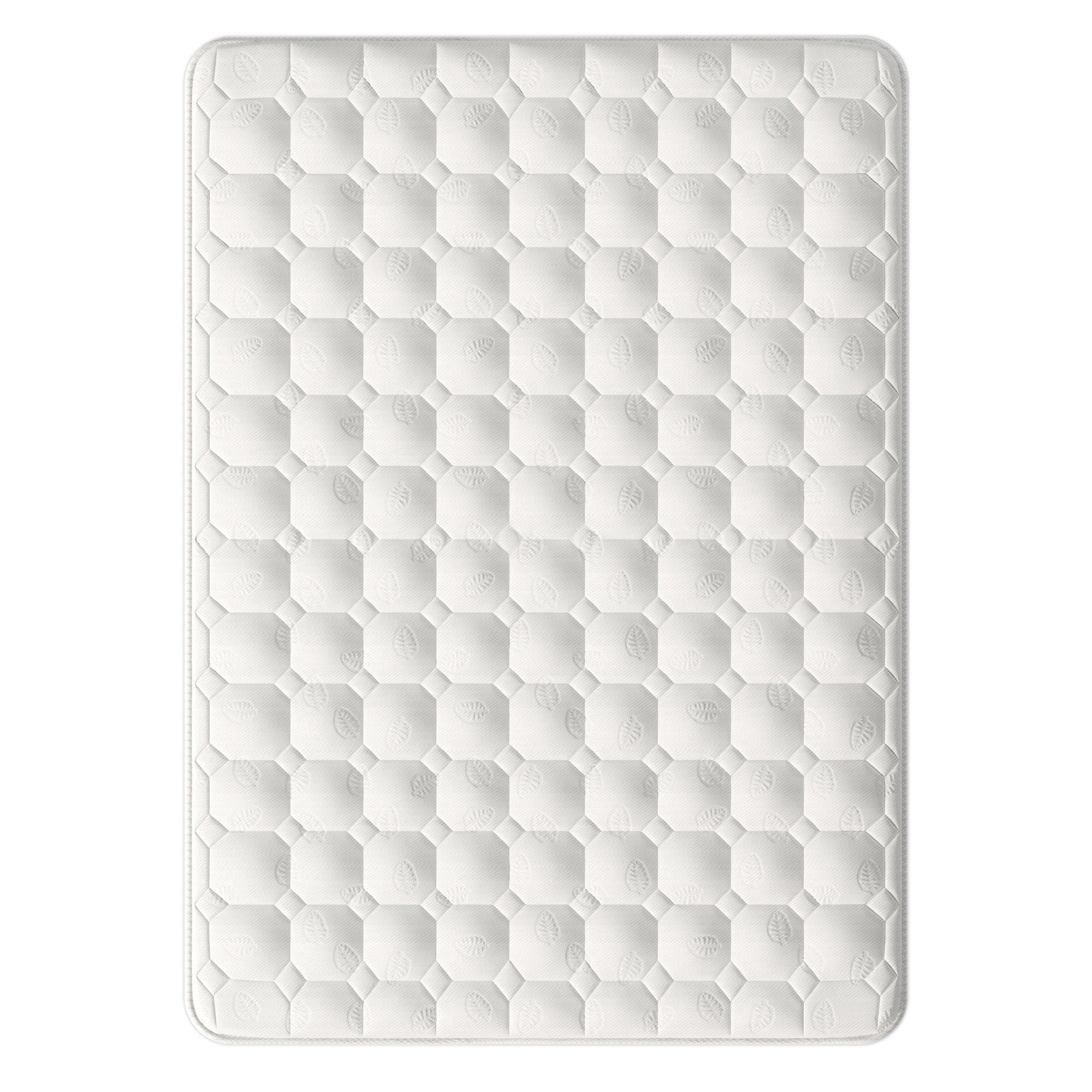 TASCHENFEDERKERNMATRATZE Weiß 160/200/25 cm H3 7-Zonen OEKO-TEX - Weiß, Textil - PANGIVO