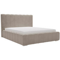 POLSTERBETT 180x200 mit Lattenrost, Bettkasten, Lisbon, Beige - Beige, Holz/Textil (180/200cm) - Emporius