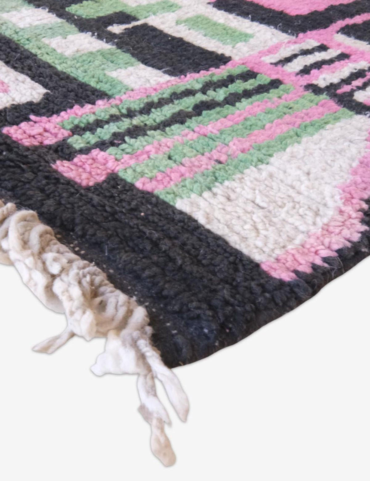 BERBERTEPPICH aus reiner Wolle 74x 344 cm - Pink, Naturmaterialien (74/344cm) - AFK Living