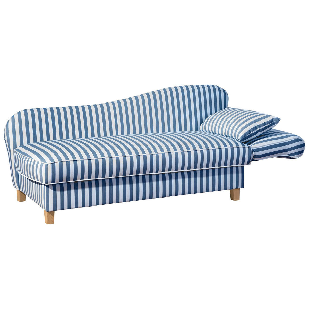 RECAMIERE Armlehne rechts Katia Flachgewebe blau - Blau, Kunststoff (190/88/82cm) - 58aufmkessel