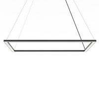 LED-HÄNGELEUCHTE - Schwarz, Metall (60/90/100cm) - Lumicom