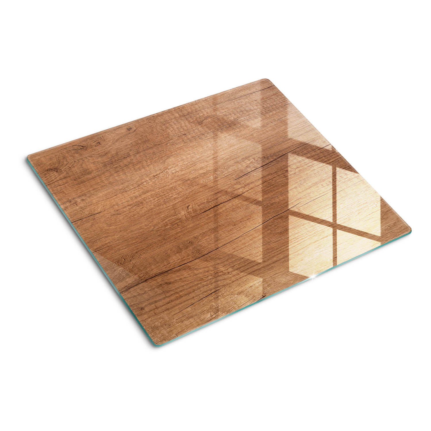 GLASPLATTE 60x52 cm Holz - Braun, Glas (60/0.4/52cm) - TULUP