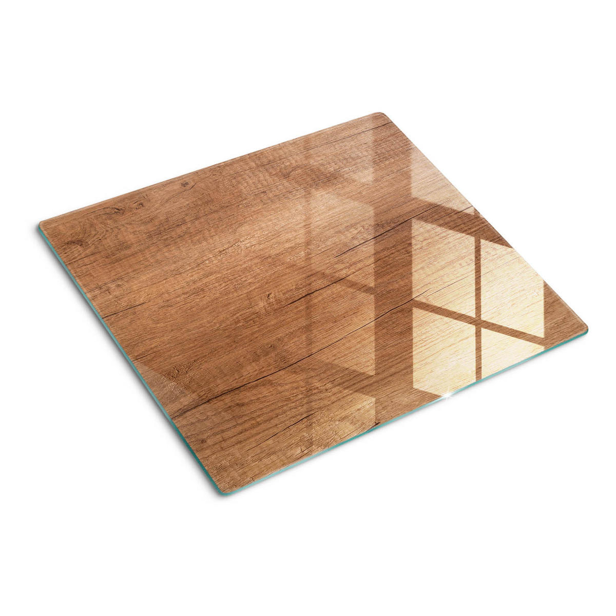 GLASPLATTE 60x52 cm Holz - Braun, Glas (60/0.4/52cm) - TULUP