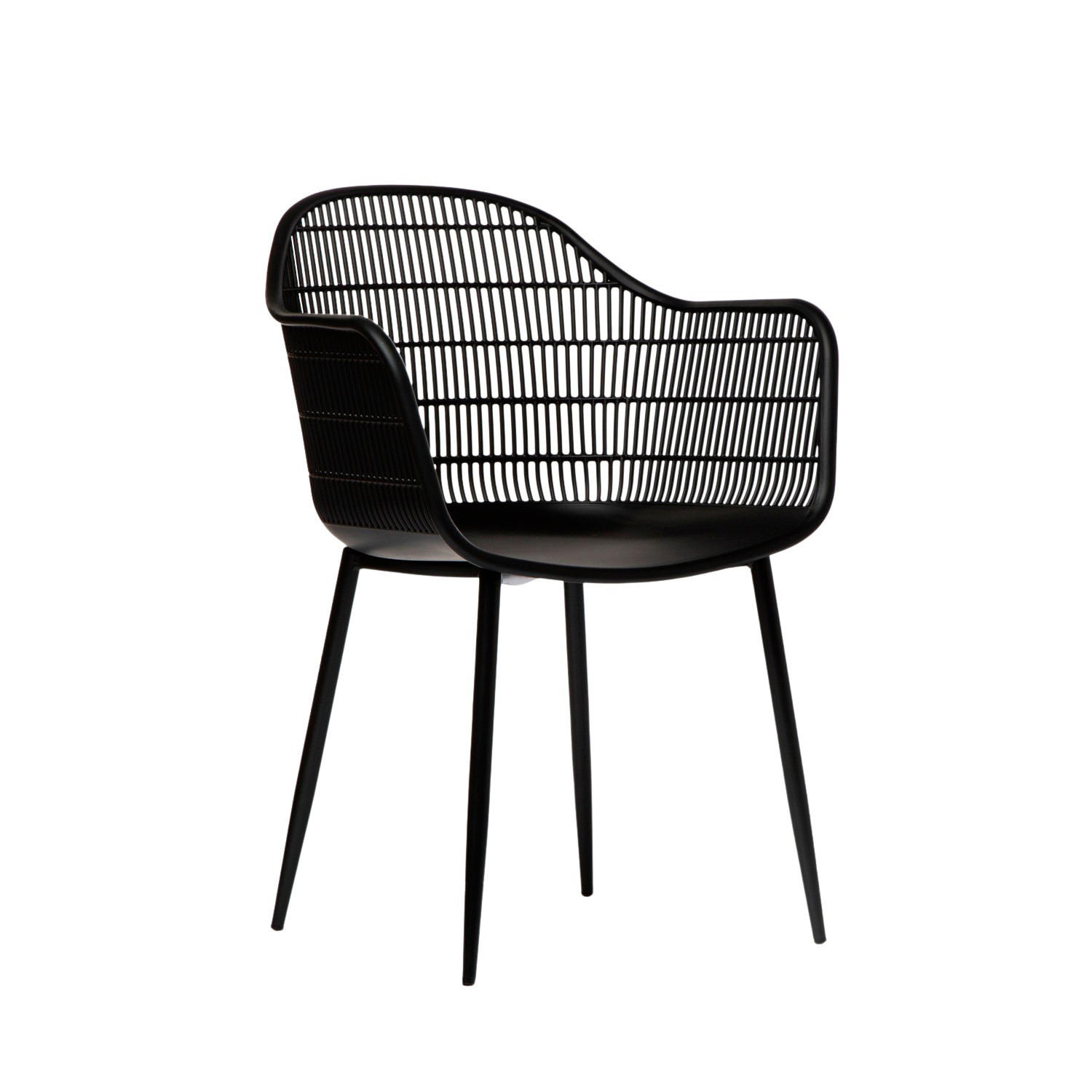 Klast Home Stuhl Schwarz 62x86x55 cm