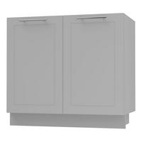 UNTERSCHRANK Bari D11/90 Grau / RAL 7040 fenstergrau 90 / 50 / 82cm - Grau, Holz/Holzwerkstoff (90/82/50cm) - Feldmann-Wohnen