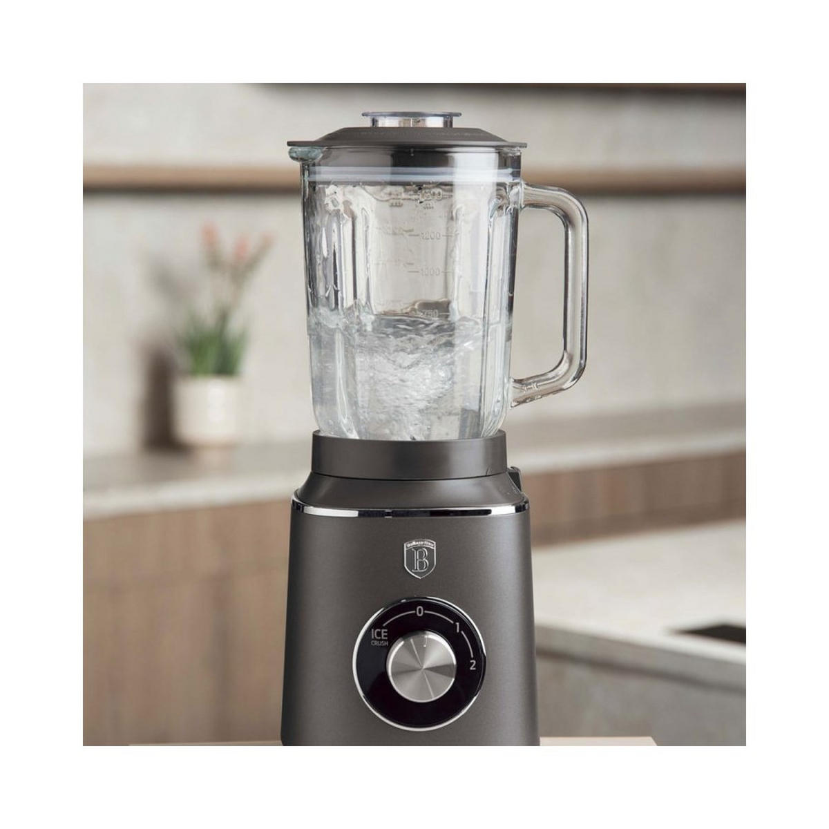 MIXER Graphit 25/25/25 cm BH9539 - Graphitfarben, Kunststoff (25/25/25cm) - Berlinger Haus