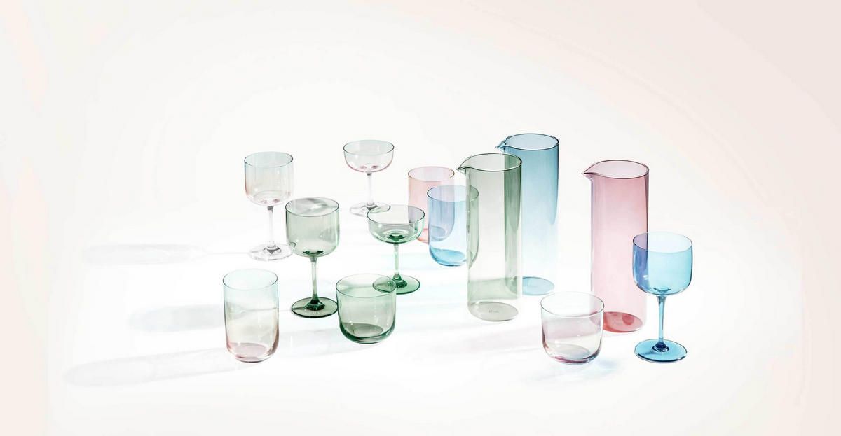 WASSERGLÄSER Like Glass Pearl 280 ml 6er Set - Multicolor, Glas (0.28L) - like.Villeroy & Boch