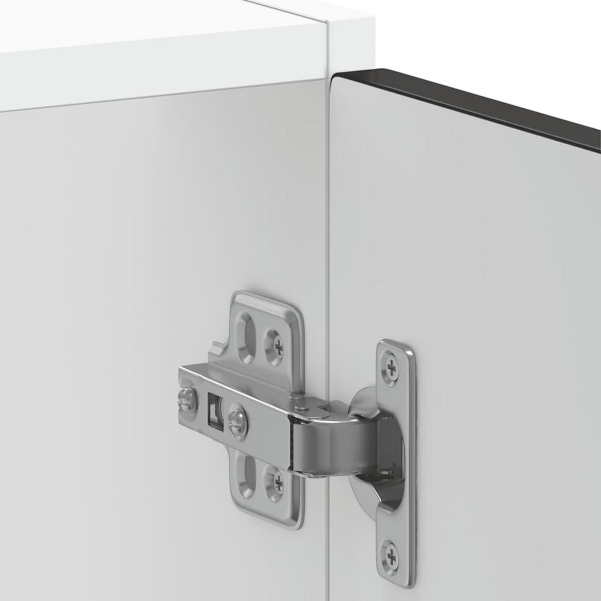 KÜCHENUNTERSCHRANK Kalmar 60/46/81,5 cm aus Holzwerkstoff Schwarz - Schwarz, Holz (60/81.5/46cm) - vidaXL