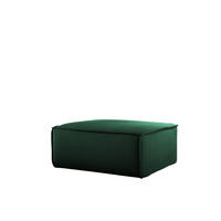 POLSTERHOCKER Celes Premium Opera Velvet - Grün, Holzwerkstoff/Textil (85/40/85cm) - Fun Möbel