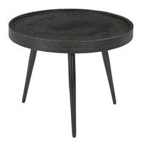 BEISTELLTISCH - Antik Schwarz - Schwarz, Holzwerkstoff/Metall (44/44/34cm) - home24