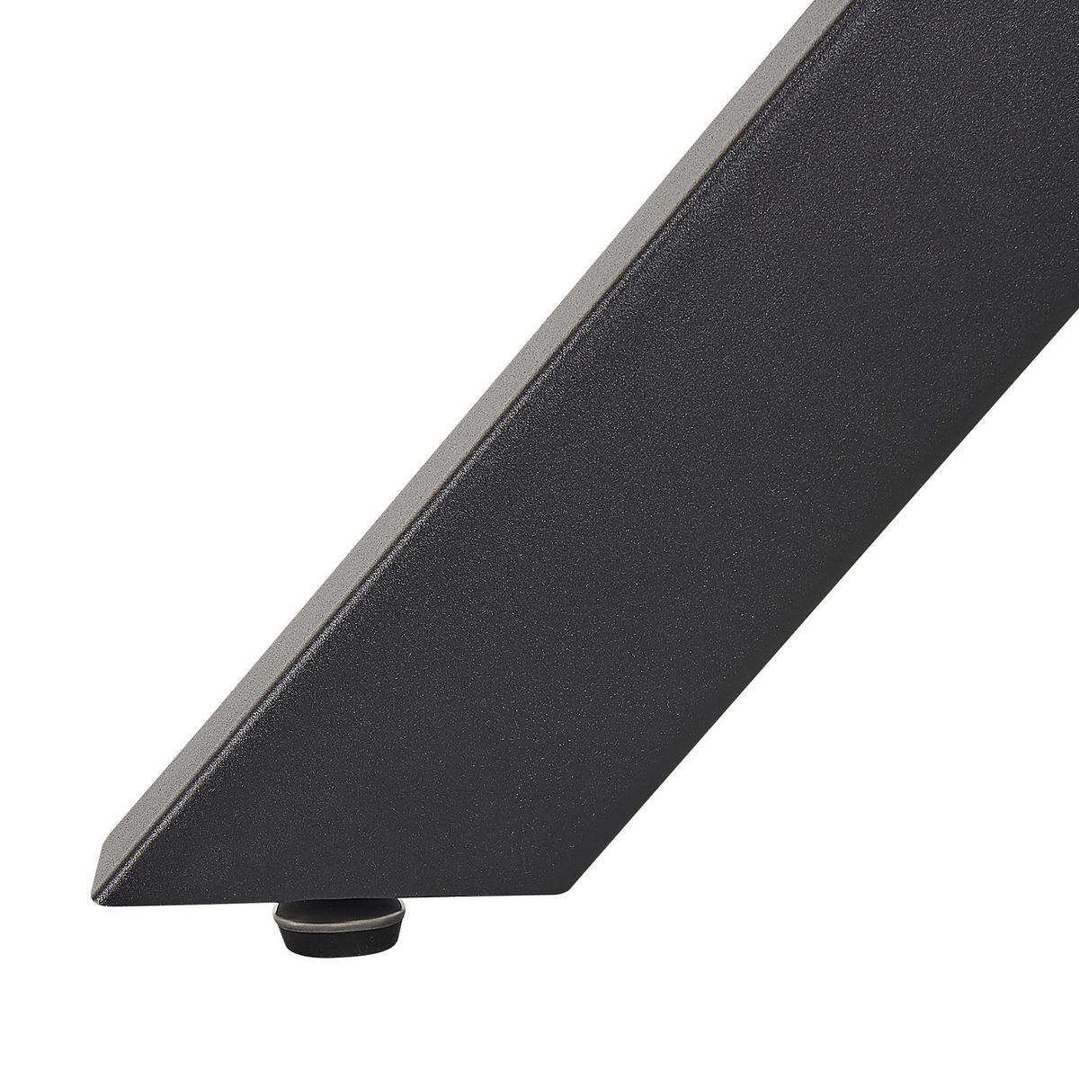 ESSTISCH 100/100/75 cm Schwarz Rund Otium - Schwarz, Metall (100/100/75cm) - Beliani