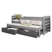 JUGENDBETT Tomas II - Grau, Holz (90/200cm) - MIRJAN24