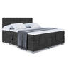 BOXSPRINGBETT elektrisch verstellbar mit 2 Matratzen H4/Taschenfederung OSTO EL 200 x 200 Schwarz - Schwarz, Holzwerkstoff (207/200cm) - ALTDECOR